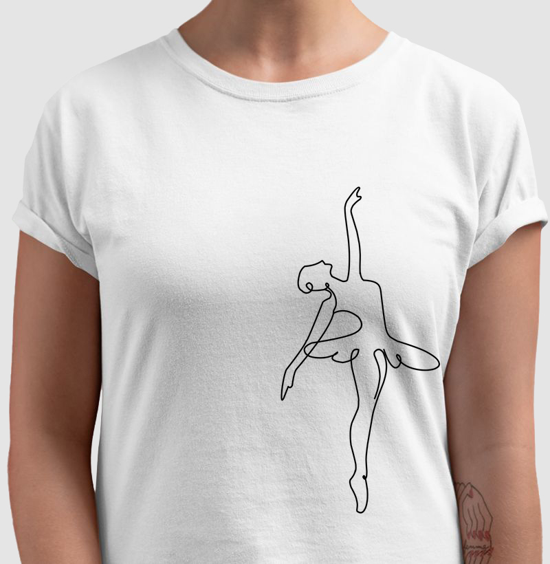 Bailarina deslocada - Minimalista