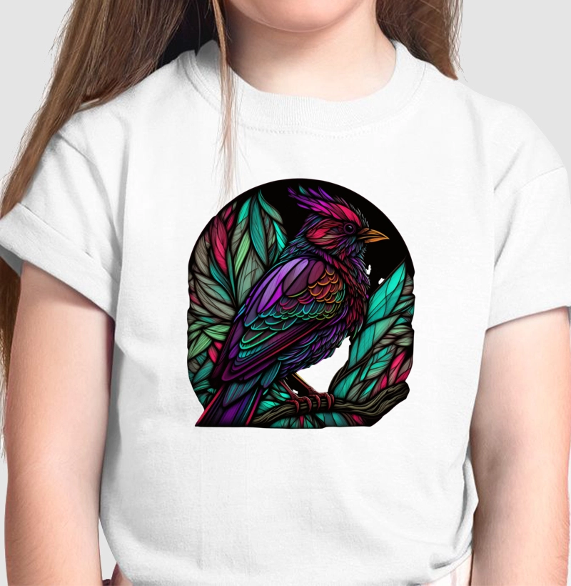 Bird Stained Glass Style II - Mini