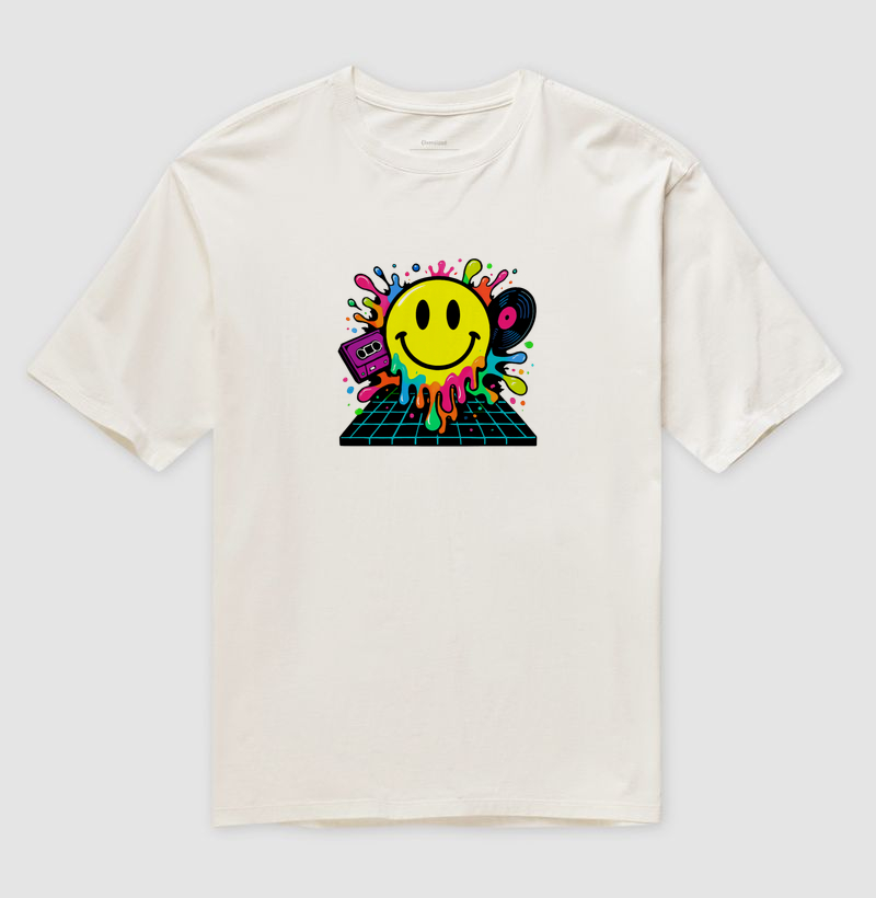 Camiseta Oversized Acid House 88 | Posto80