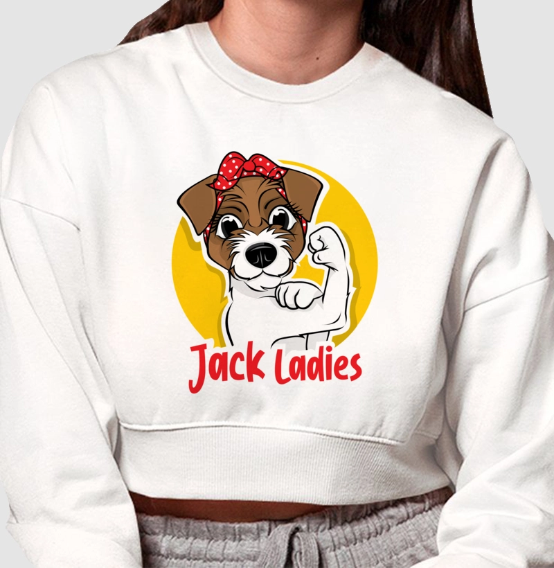 Moletom Cropped Jack Ladies