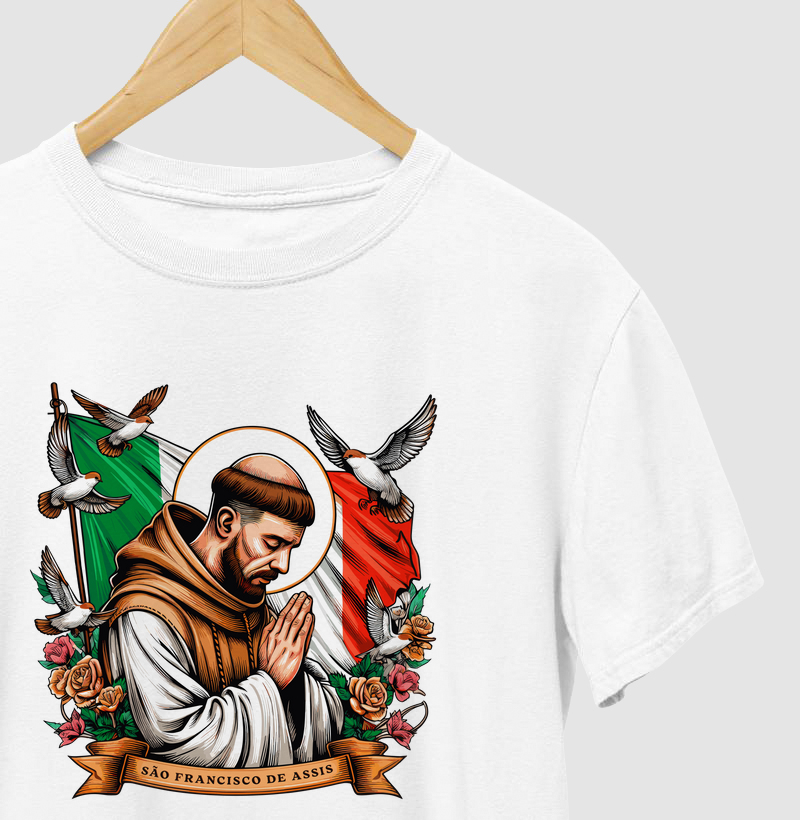 São Francisco de Assis e a Bandeira