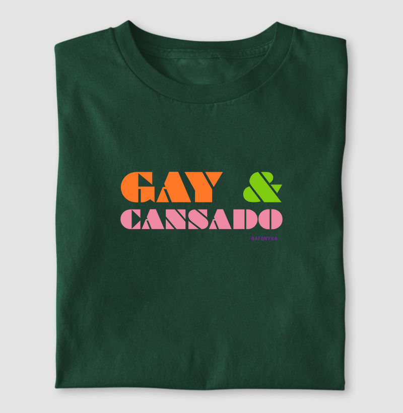 😮‍💨 Gay e Cansado (mas ainda brilhando) 🌈