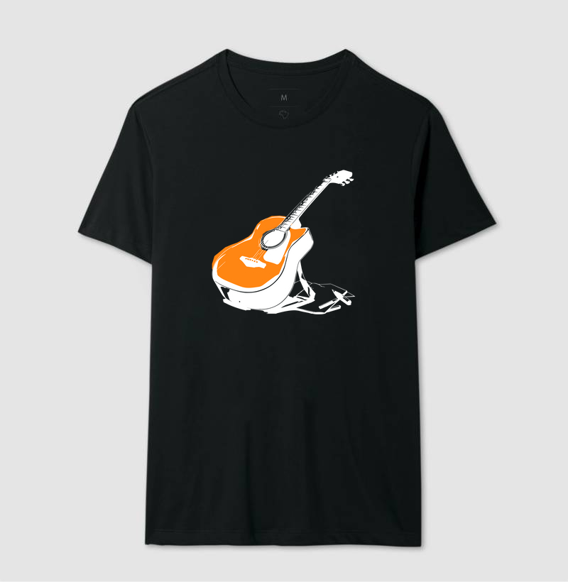 Camiseta Violão com Laranja