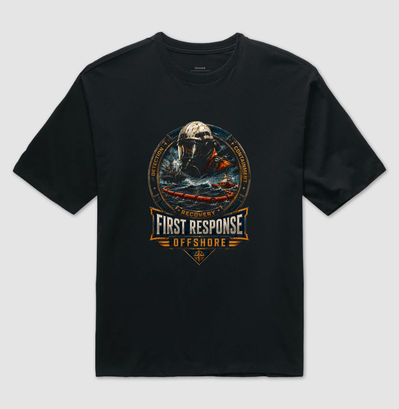 Oil Spill First Response - Camiseta Oversized