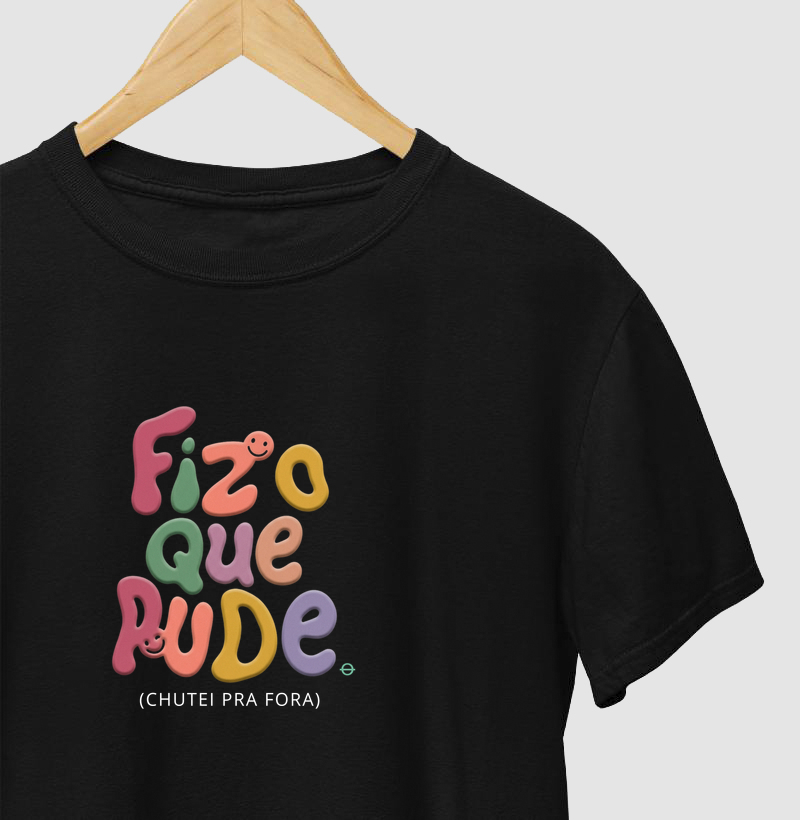 feminina de futebol estampa "fiz o que pude" joga bonita