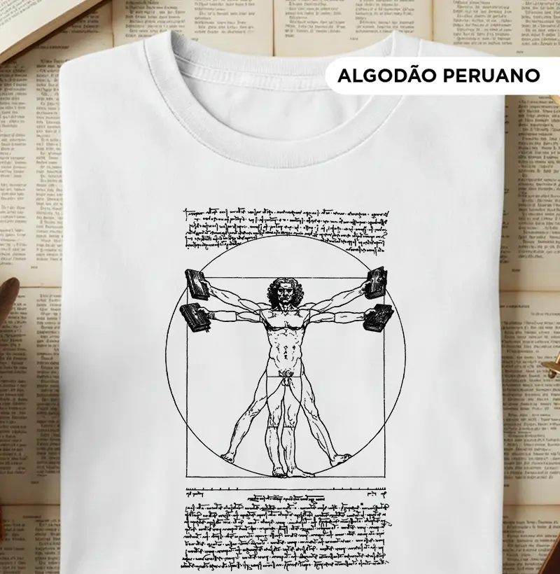 O Homem VItruviano e leitor