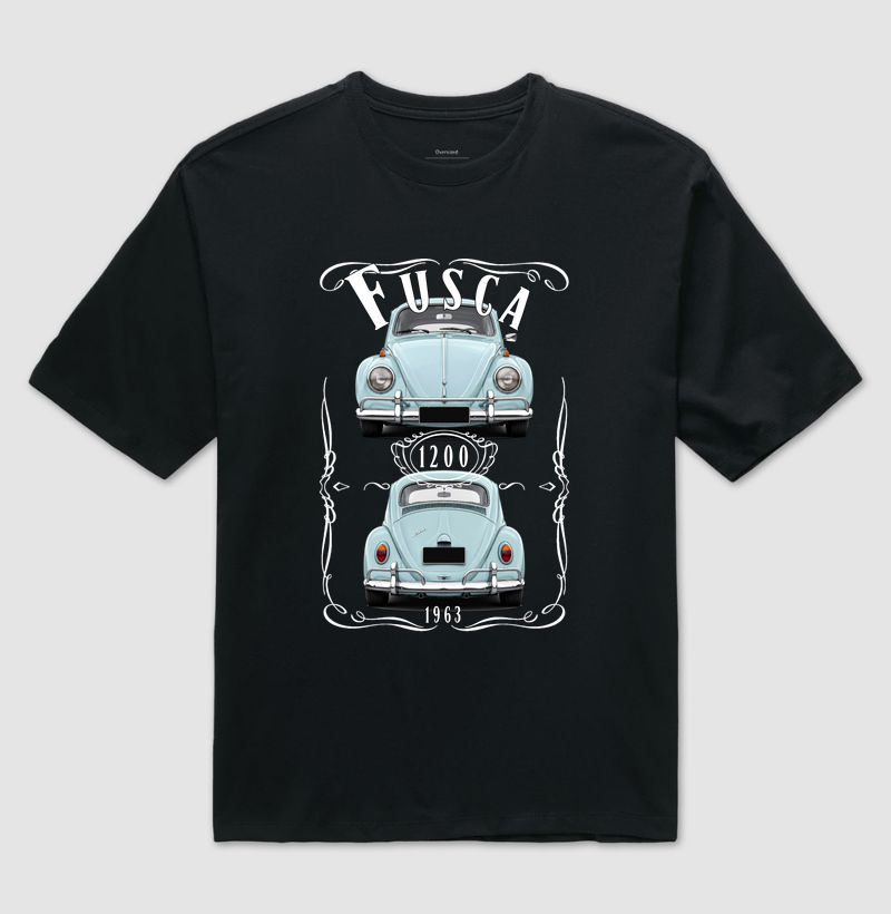 Camiseta oversized Fusca vintage