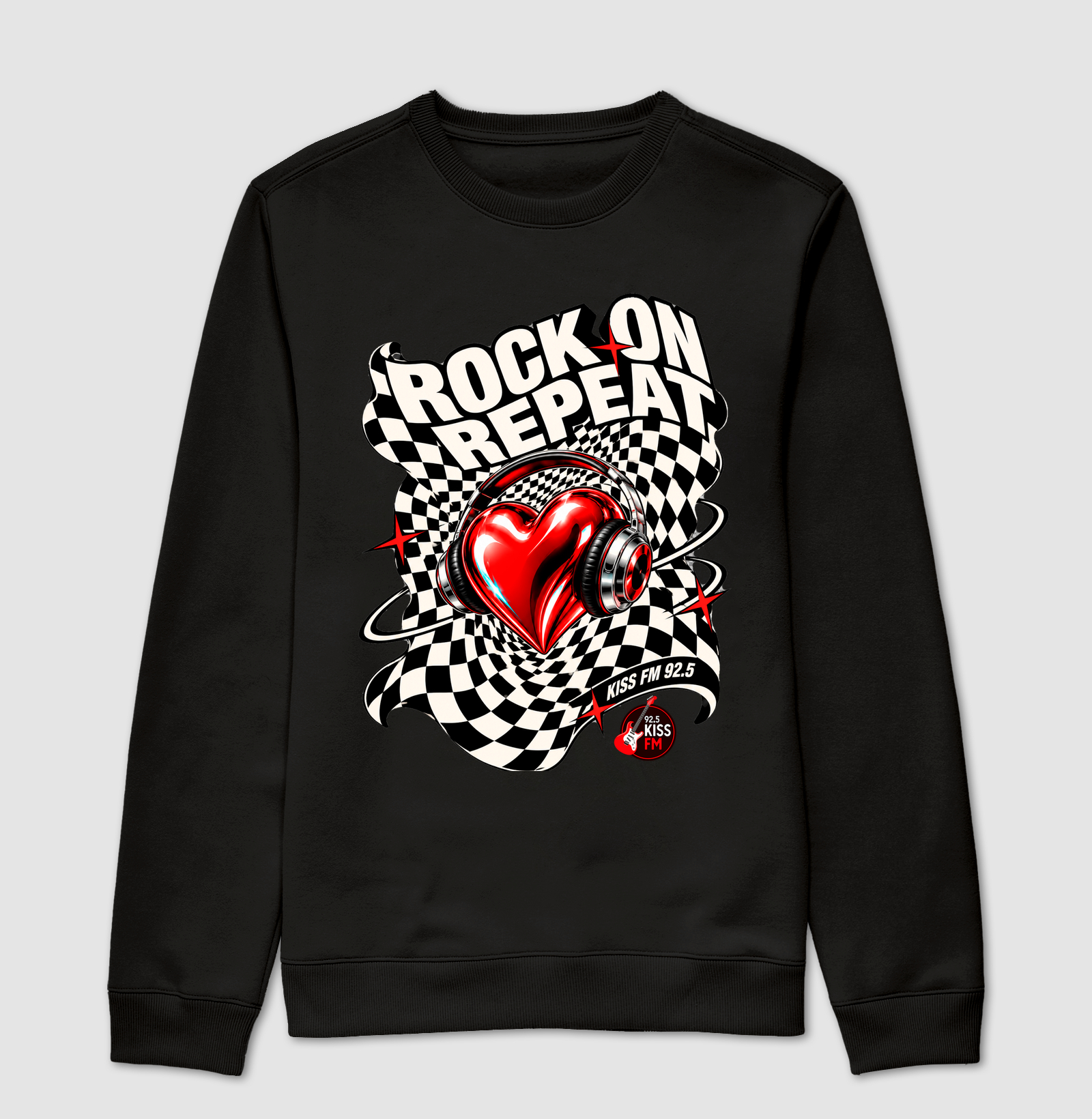 Rock On Repeat - Suéter Moletom