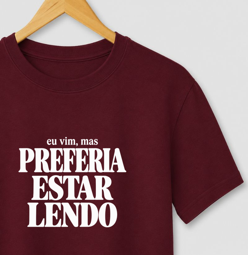 Preferia Estar Lendo