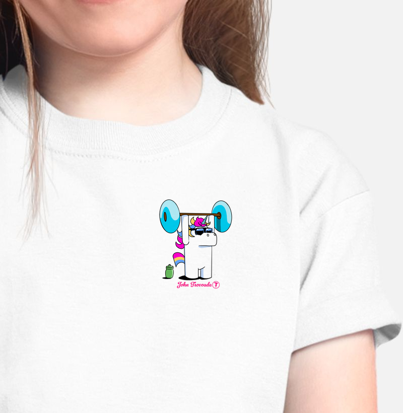 Camiseta infantil Unicórnio de bolso
