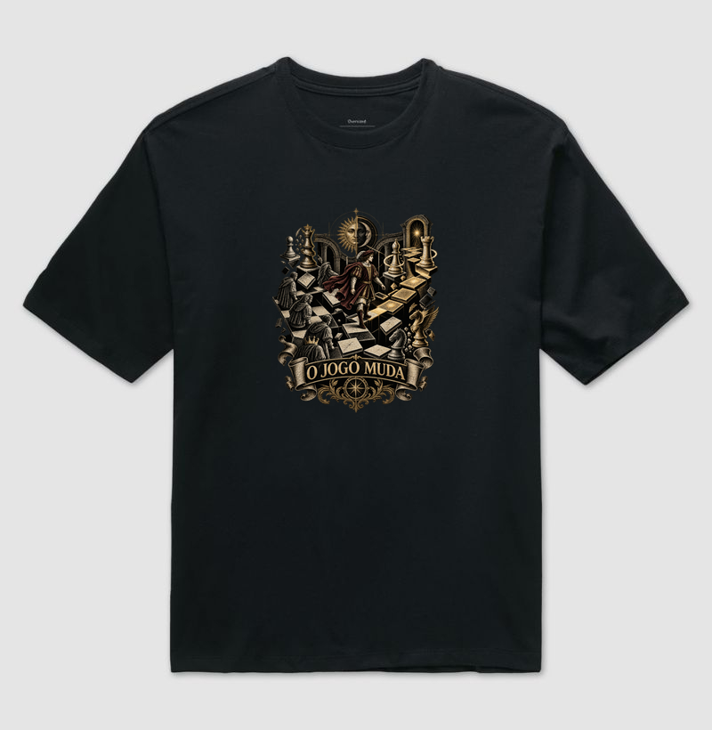 Maquiavel – O Jogo Muda - Camiseta Oversized