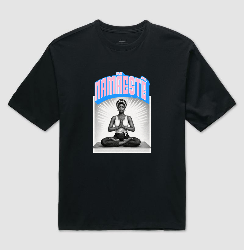 Namãestê Saudação 2 - Camiseta Oversized Premium