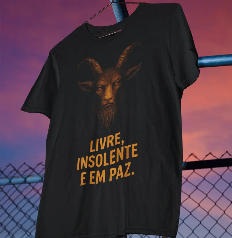 Livre´insolente e em paz.