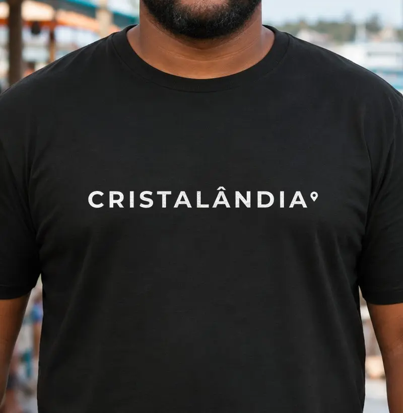 Cristalândia | Pin TO - Camiseta