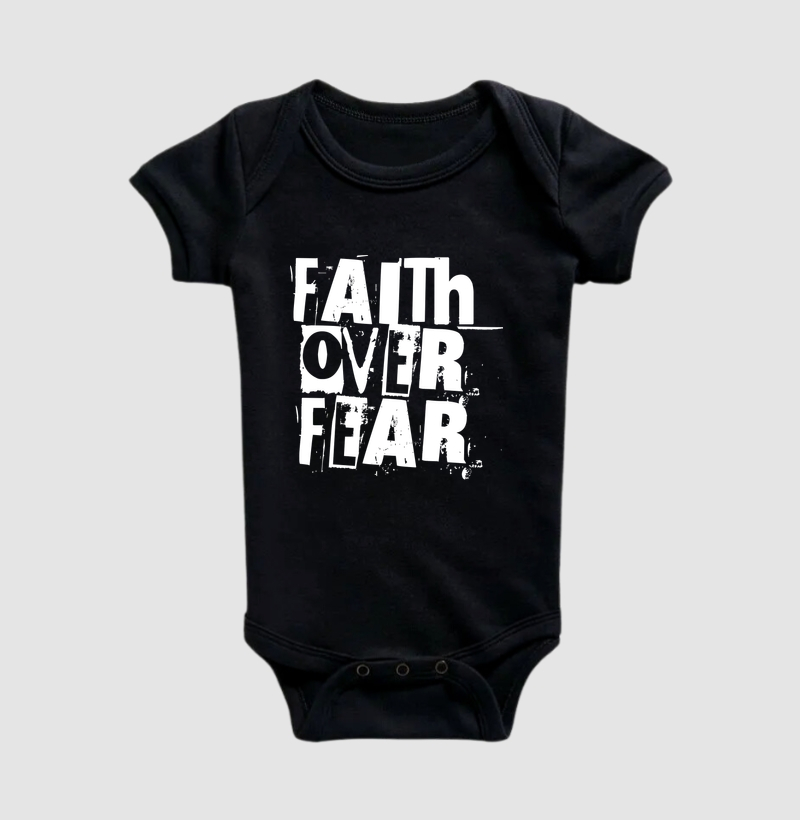 Faith Over Fear - Estampa Branca