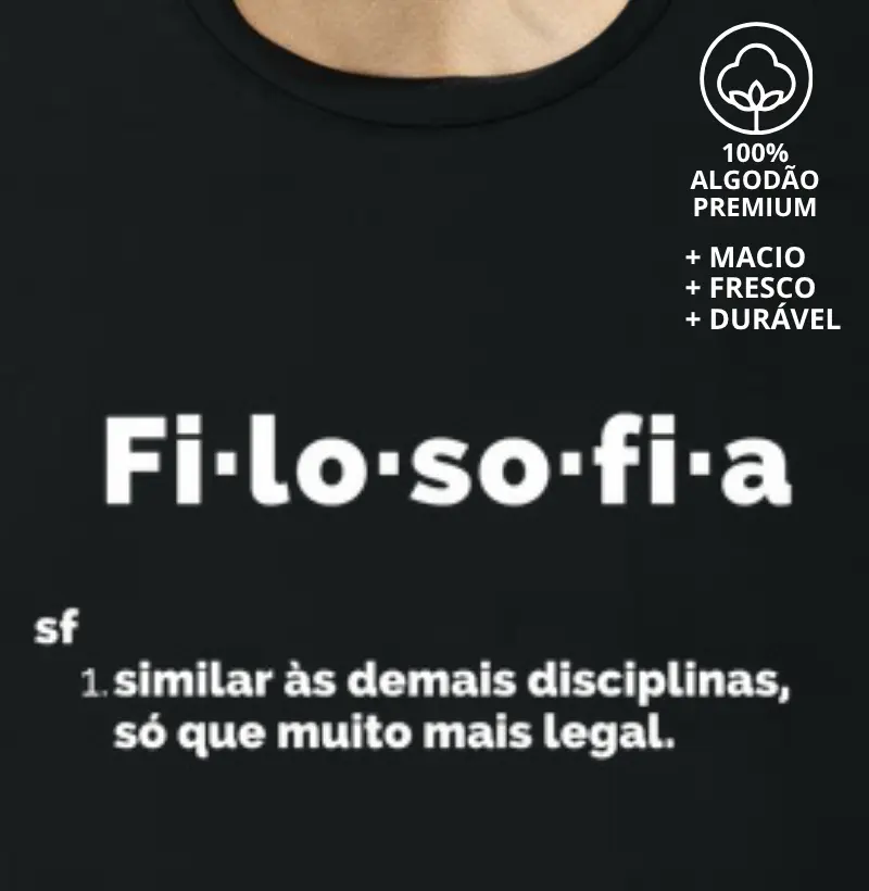 Camiseta Verbete Filosofia