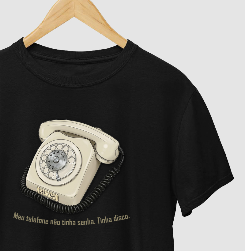 Camiseta Vintage Telefone Disco
