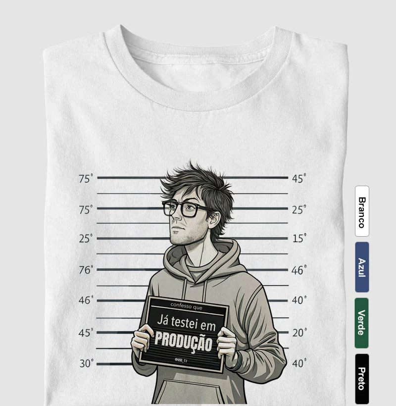 "Confesso que já testei em produção" T.I