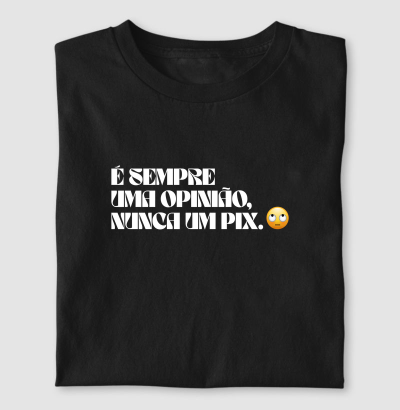 nunca um pix
