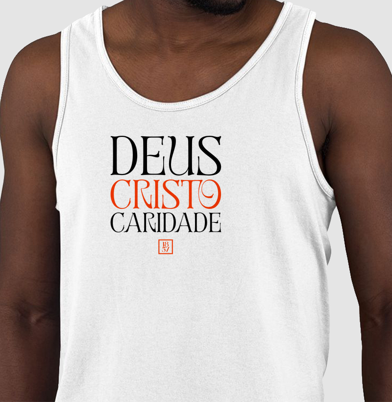 Camiseta Deus, Cristo e Caridade