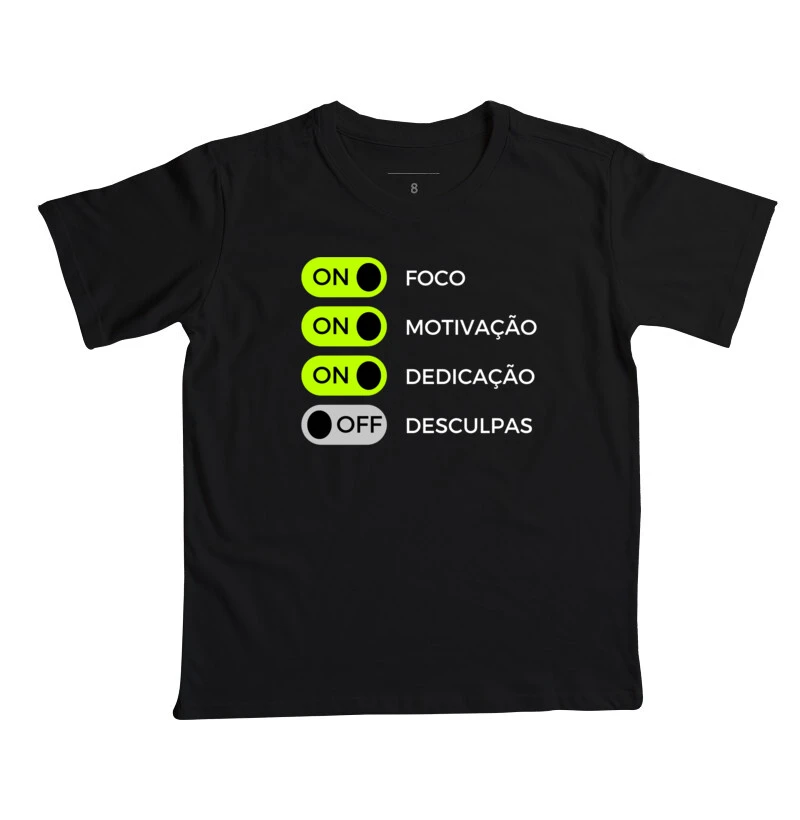Camiseta infantil On/Off