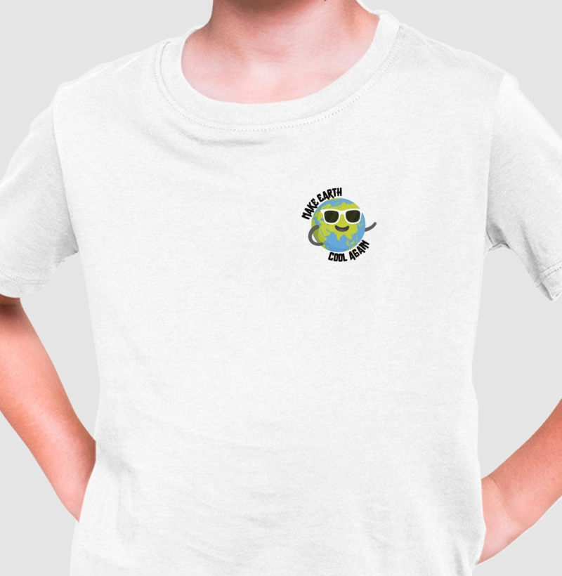 Make Earth COOL Again - Camiseta Infantil