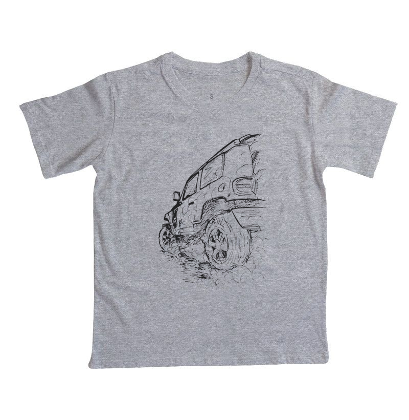 T4 poeira Rabiscos - Camiseta Infantil