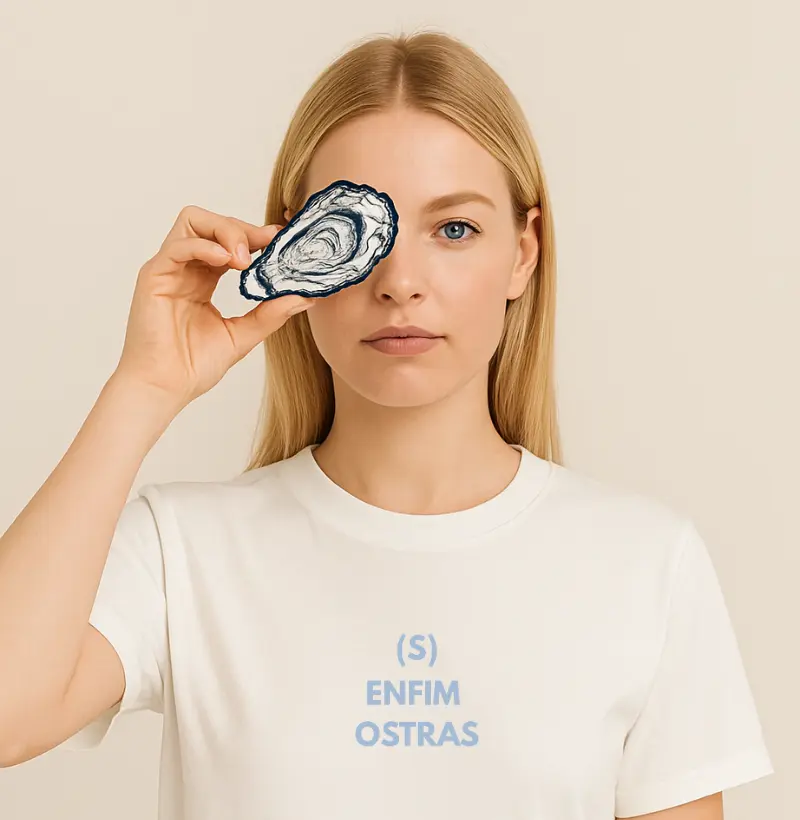 Camiseta S Enfim Ostras