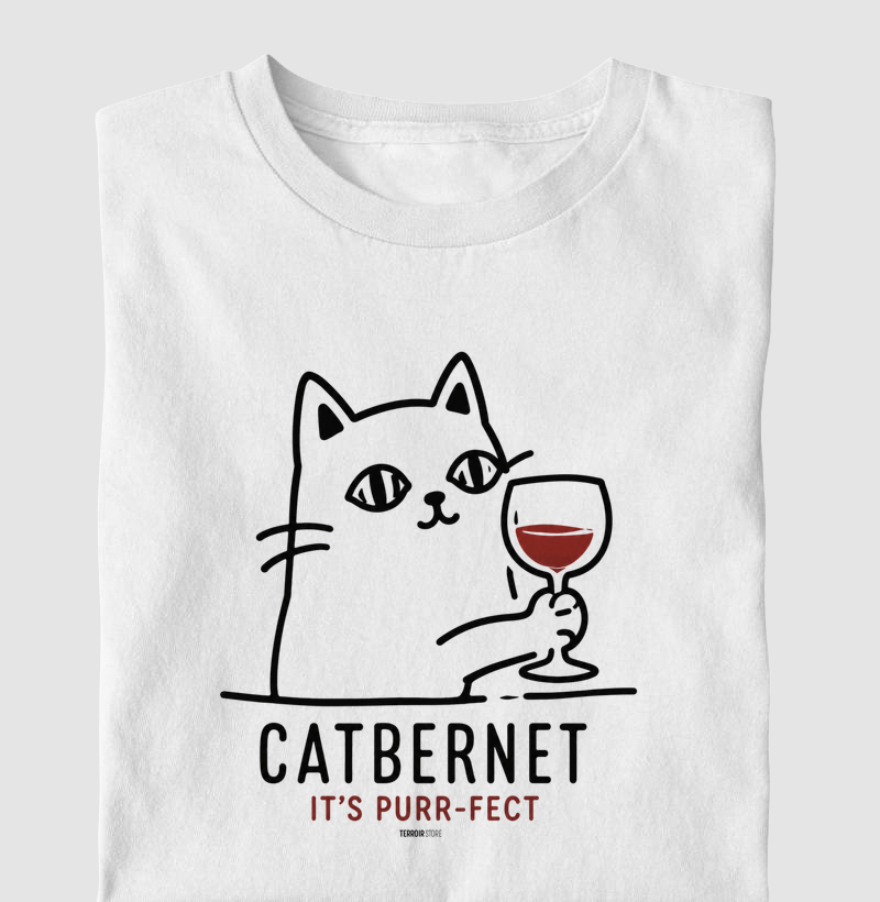 Camiseta Vinho - Catbernet – It’s Purr-fect