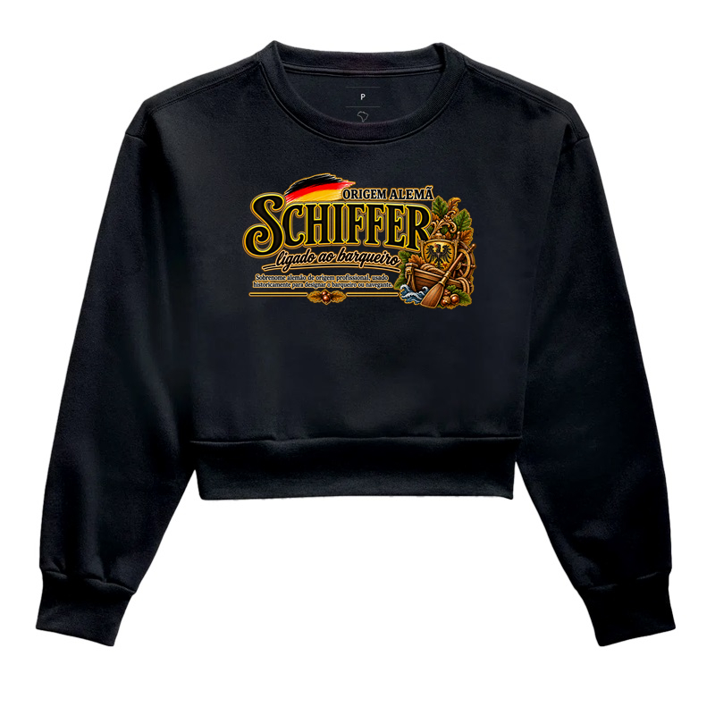 Schiffer  - Cropped Moletom