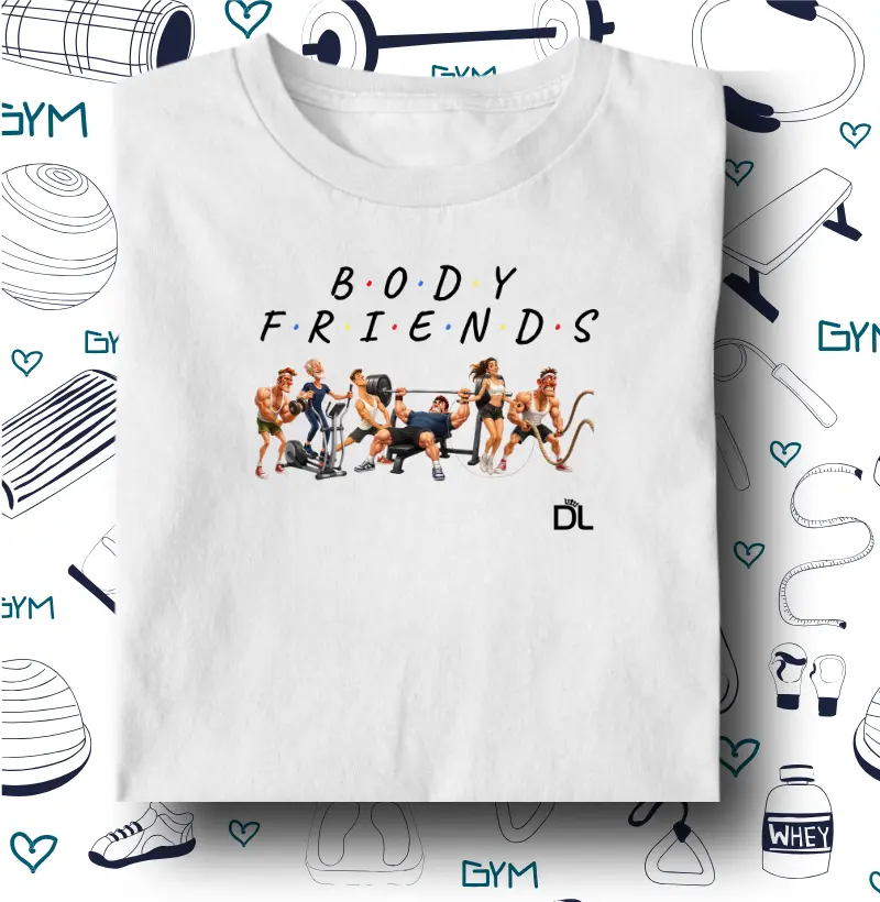 Body Friends - Camiseta Algodão Peruano