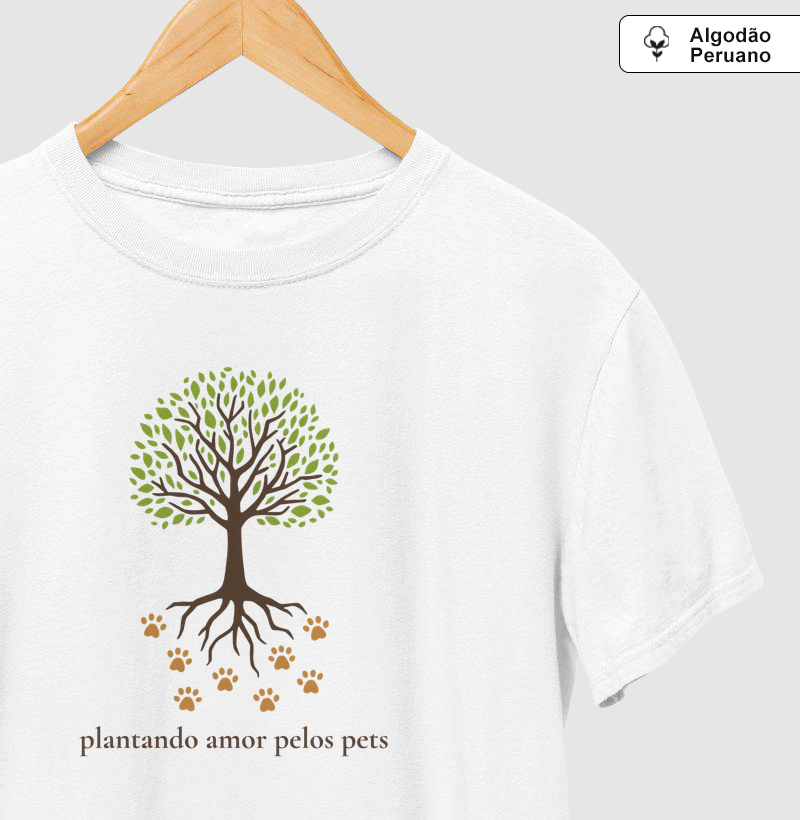 Plantando amor pelos pets Algodão Peruano