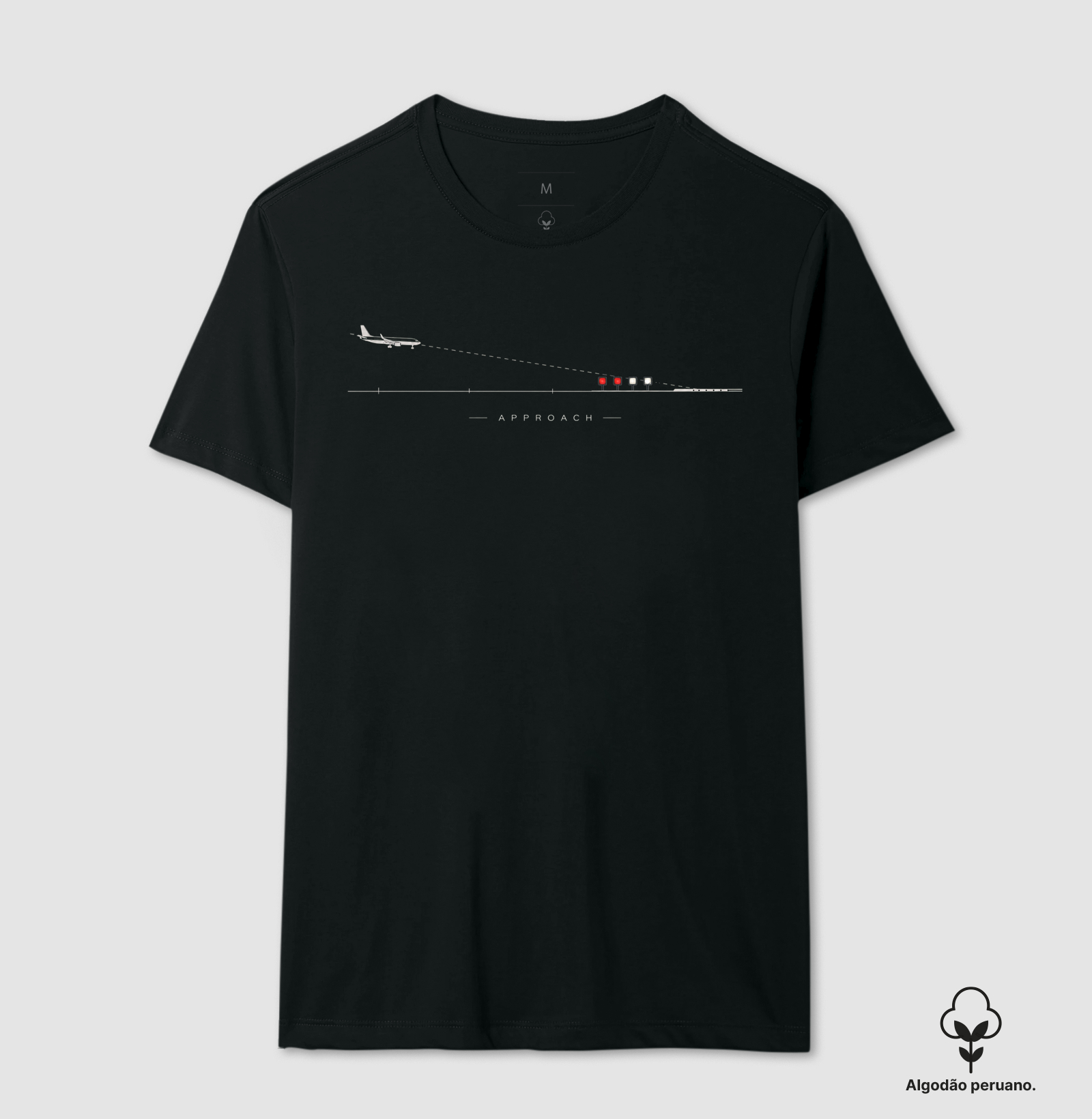 Precision Approach Path Indicator | PAPI - Camiseta Algodão Peruano