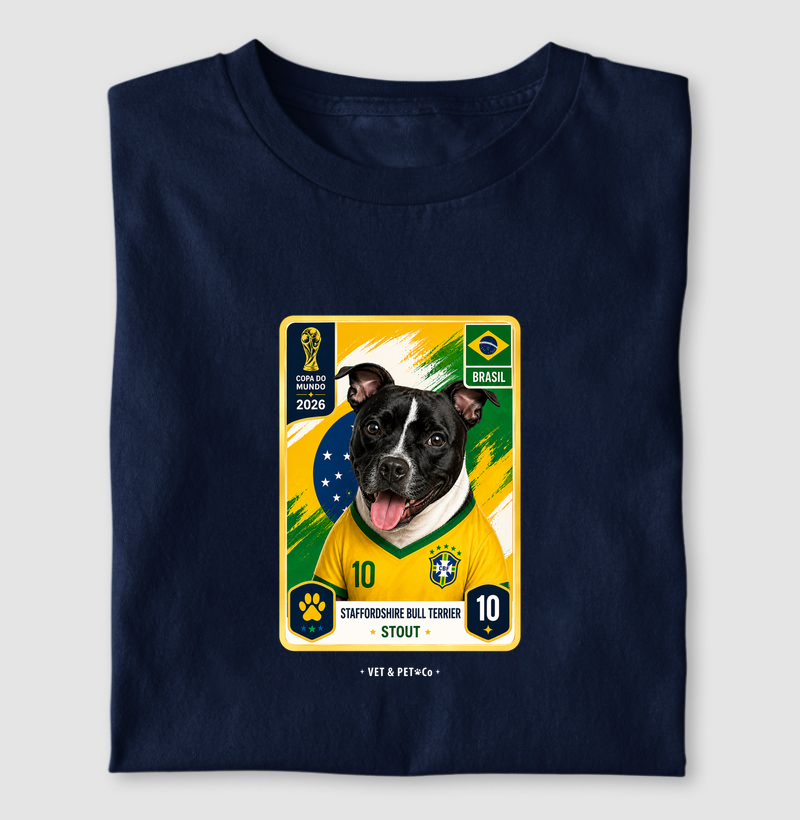 Staffordshire Bull Terrier (Stout) - Versão Copa do Mundo