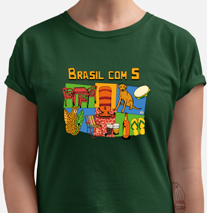 Camiseta Brasil com S