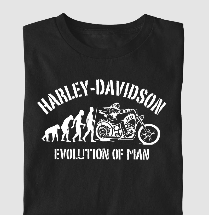 Harley Davidson Evolution of man