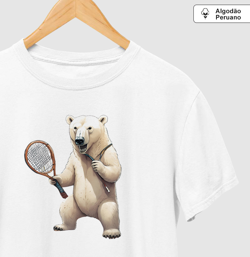 Polar Tennis Bear - Algodão Premium