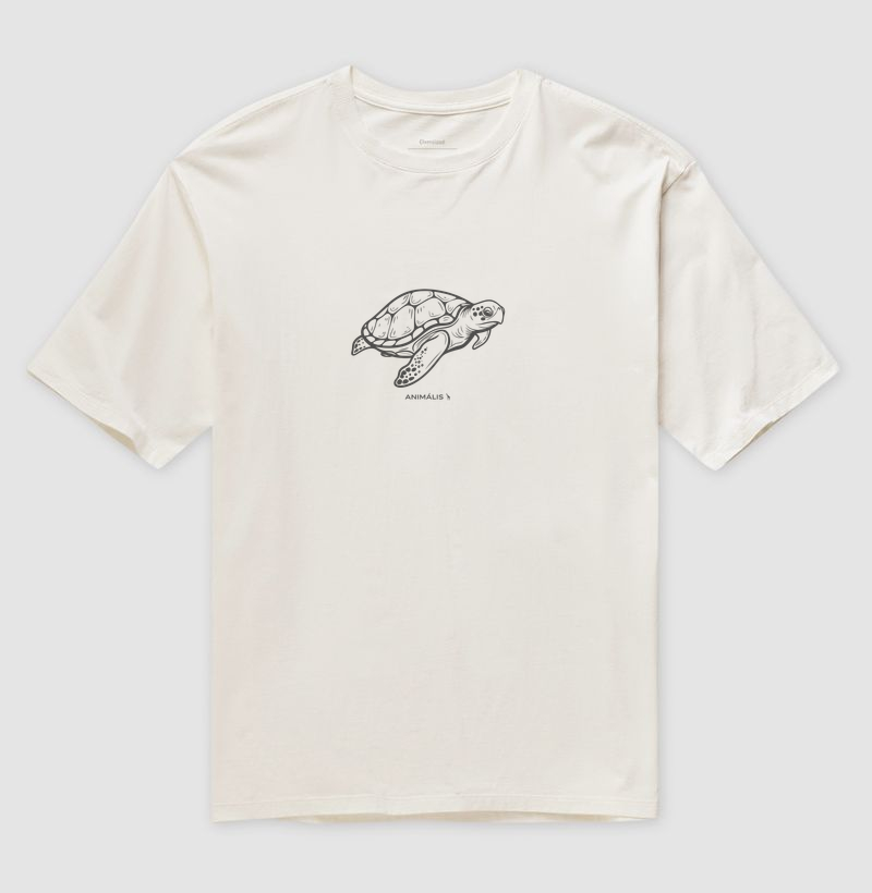 Camiseta Oversized Espécie Ameaçada 100% Algodão