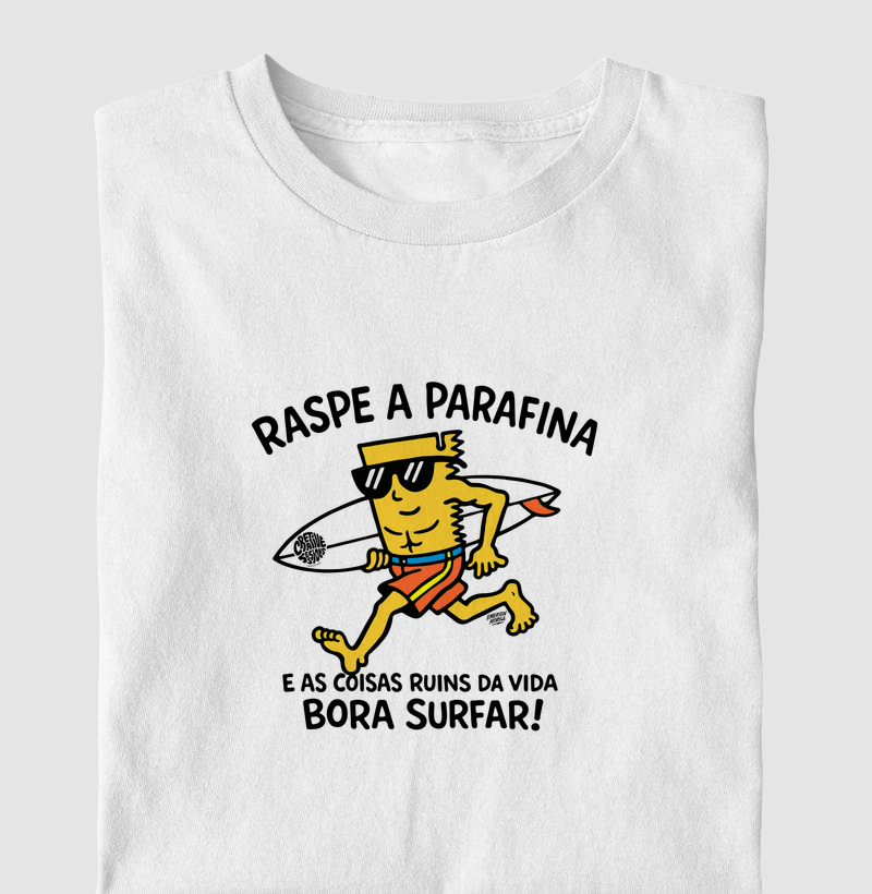 Raspe a parafina e as coisas ruins da vida. Bora Surfar! By Emerson Morga