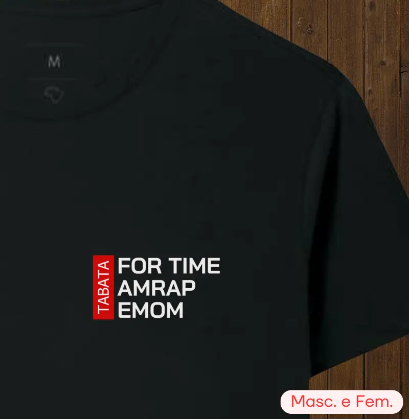 Tabata, For Time, Amrap, Emom (Masc. e Fem.)