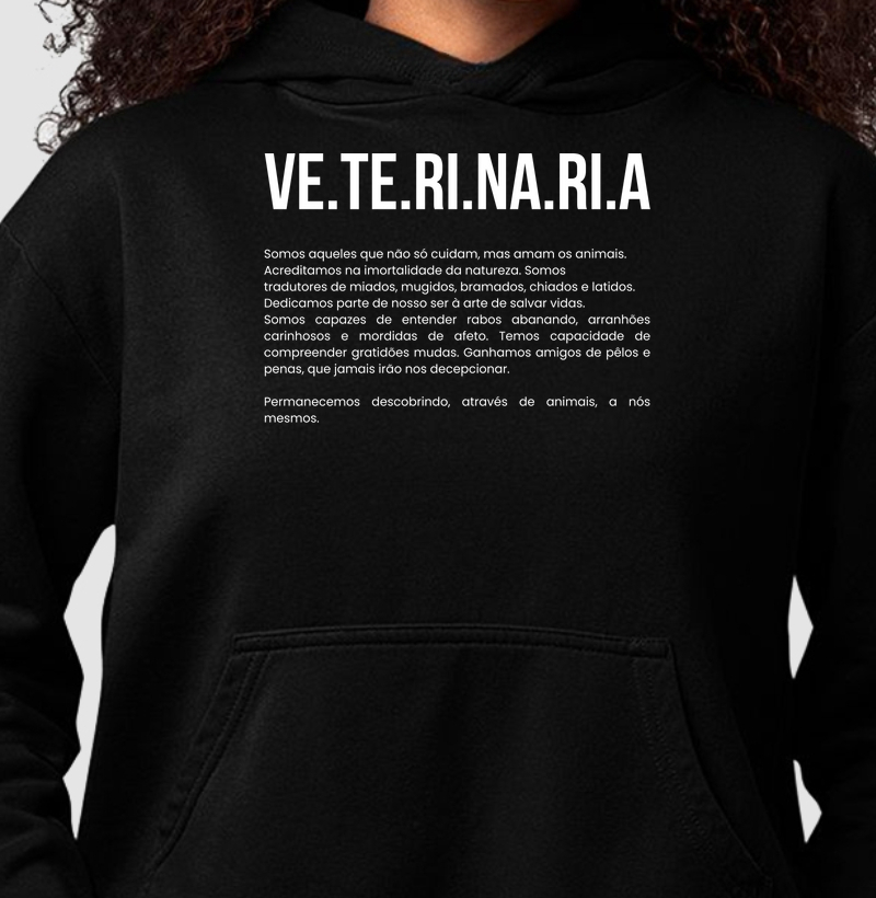 VE.TE.RI.NA.RI.A (Hoddie Moletom)