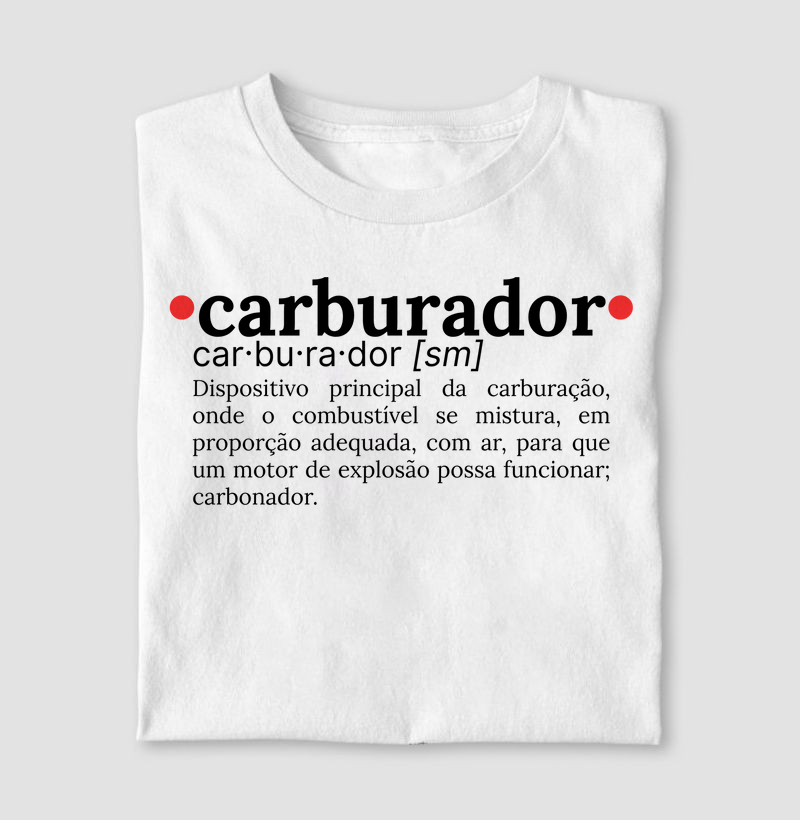 T-Shirt Carburador Verbete