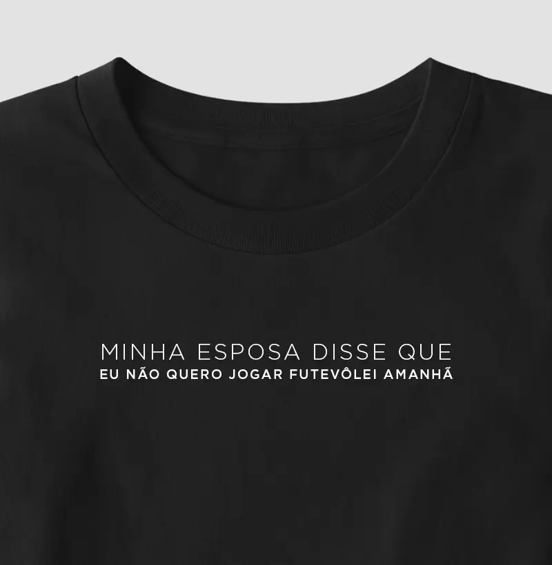 Minha Esposa Disse que Não Quero Jogar Futevôlei Amanhã