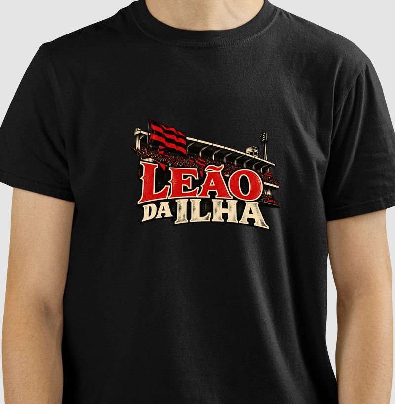 LEÃO DA ILHA - Camiseta