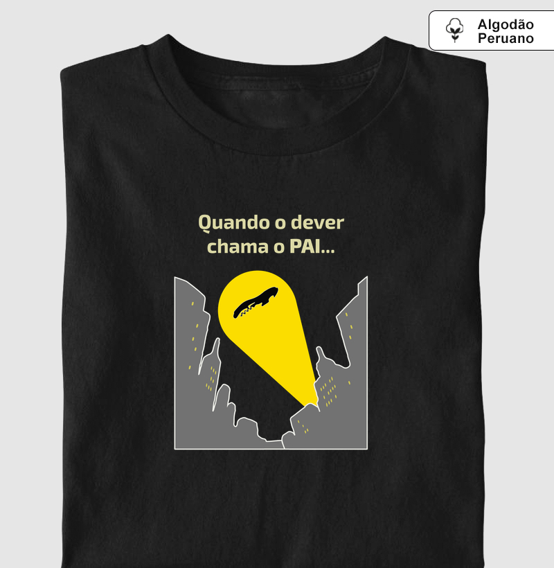 Dad-Signal - Camiseta Algodão Peruano