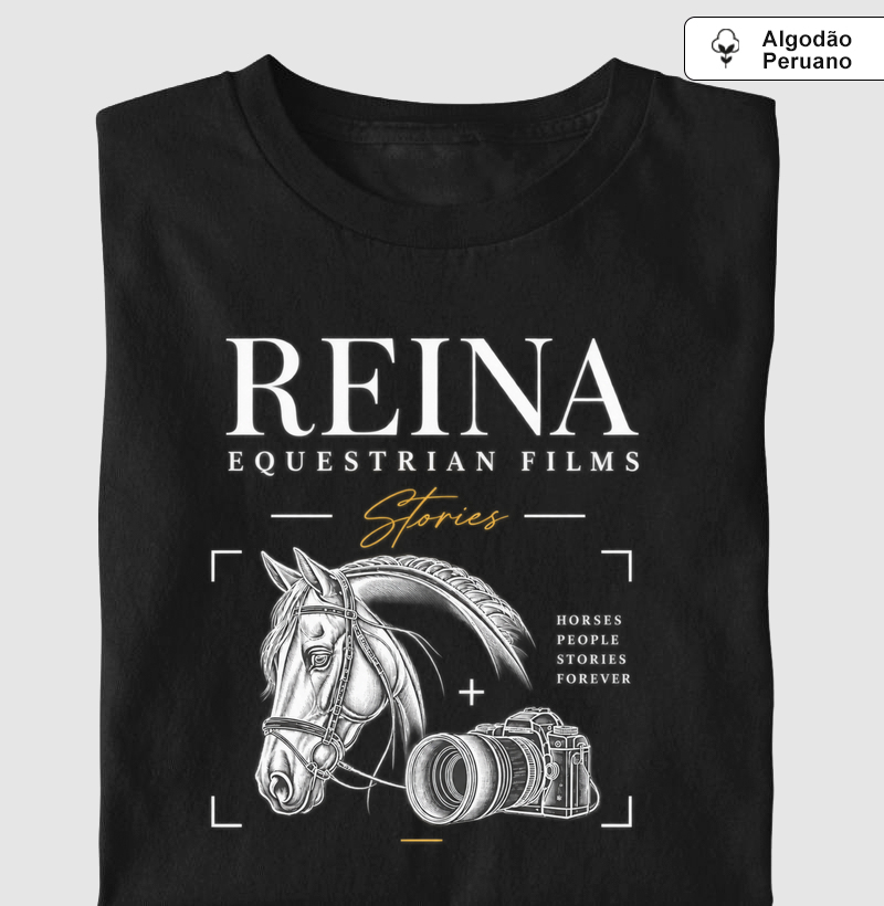 Reina Personalizado  - Camiseta Algodão Peruano