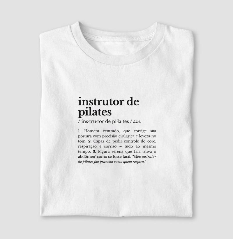 instrutor de pilates – substantivo masculino
