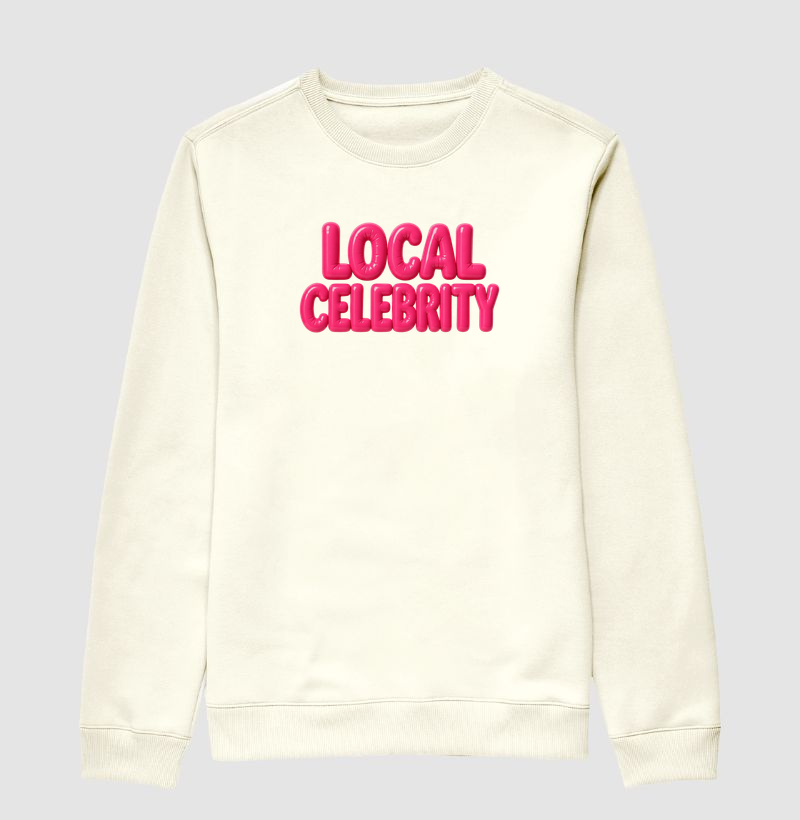 LOCAL CELEBRITY - Suéter Moletom