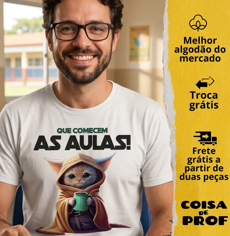 Camiseta Que comecem as aulas!