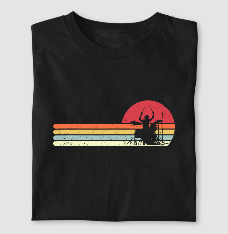 Retro Vintage Drummer